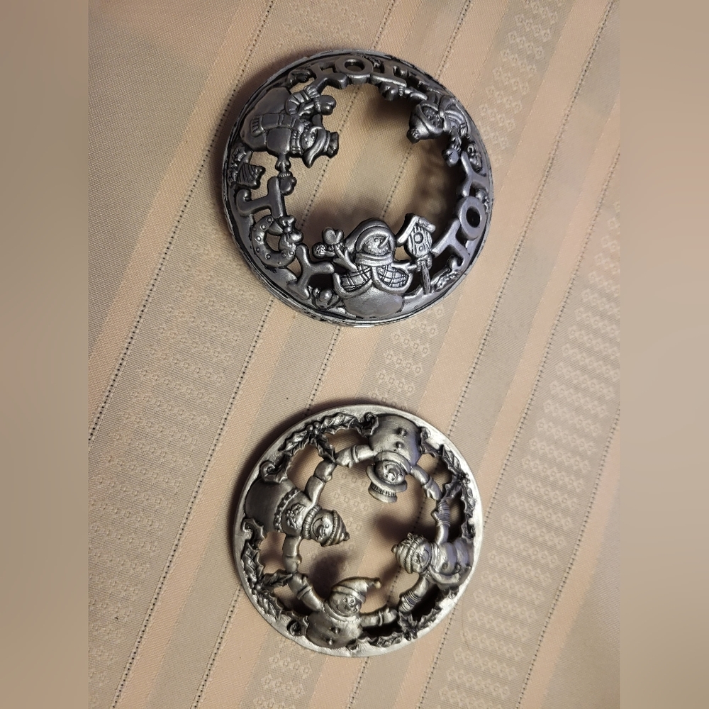 Yankee Candle Illuma-lid Snowmen Joy & Pewter snowmen